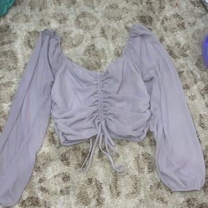 Forever 21 purple blouse